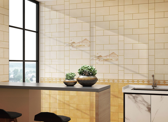 Płytki dekoracyjne 30x60cm Powierzchnia lustra Płytka ceramiczna ściana i jasnoludnie płytki wewnętrzne do salonu