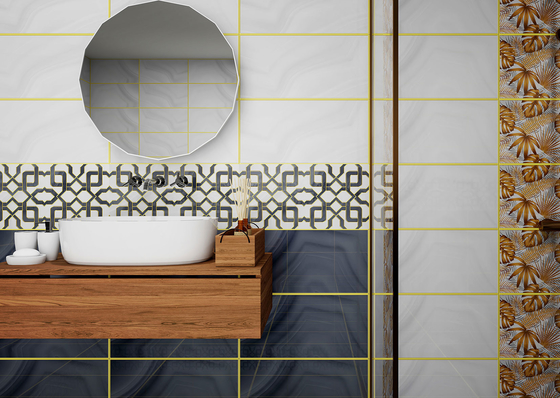 Firebrick 300x600mm Szare płytki ścienne w pomieszczeniach i dekoracyjne płytki ceramiczne do projektowania hoteli