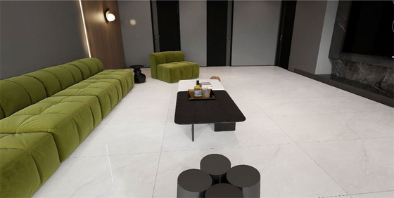 Świeżo szare płytki zewnętrzne antypoślizgowe 60x120cm ściany Szklane polerowane płytki ceramiczne dla restauracji