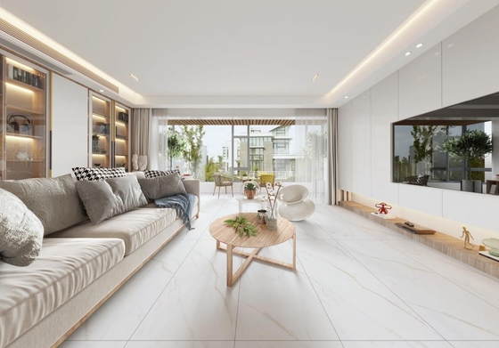 Odporne na zadrapania płytki teksturowane podłogi wewnętrzne i płytki porcelanowe szklane dla dekoracji i centrum handlowego o wymiarach 600x1200 mm