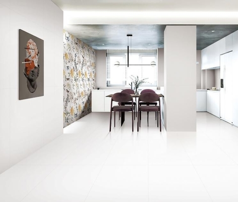 Wytrzymałe AAA białe ściany zewnętrzne ekologiczne płytki i 750x1500mm Baby Face Szklane płytki porcelanowe do łazienki i mieszkania