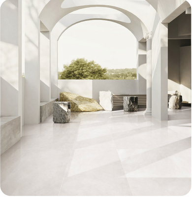 Beżowa 60x120 cm podłoga wnętrza odporna na wilgoć Baby Face Szklane płytki porcelanowe do sypialni i balkonu