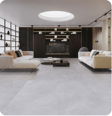 Niepoślizgowe, lekkie, szare, trwałe płytki podłogowe i 600x1200 mm płytki porcelanowe o miękkiej szkle do salonu
