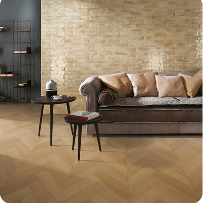 Herringbone Brown 60x120cm Ekologiczne płytki i wnętrze podłogi drewna jak płytki porcelanowe do kuchni