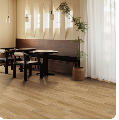 600x1200mm Brązowe płytki porcelanowe z drewna AAA