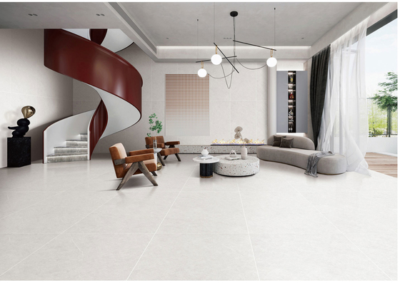 Niepoślizgowe białe płytki porcelanowe o rozmiarach 750x1500 mm i płytki podłogowe wewnętrzne dla restauracji