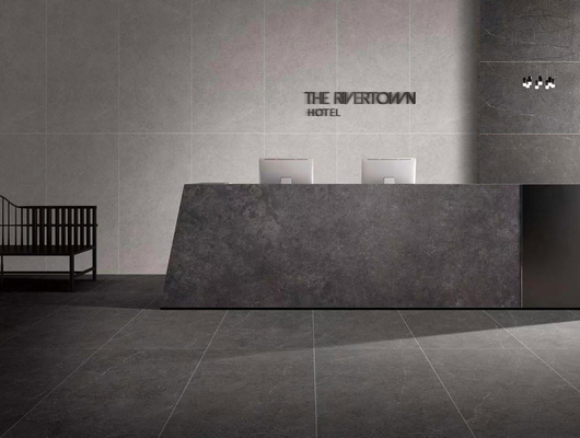 Antibakterialne szary 120x60cm Wewnętrzna ściana Baby Face Szklane płytki porcelanowe do restauracji i łazienki