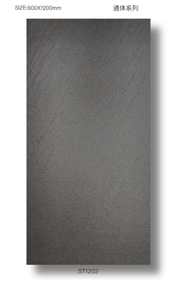 Ciemno-szary 1200x600mm Całe ciało zewnętrzne podłogi Retro płytki z porcelany dla ogrodu wilgoć