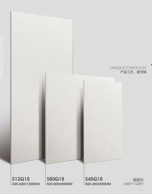 Ostrzeżone przed kwasami ściany wnętrza 1200x600 mm Moderne płytki z porcelany z miękkimi szklami do balkonów