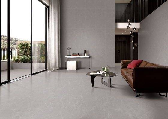 Płytki ścienne z porcelany szarej, miękkiej, szklanej 600x1200 mm AAA