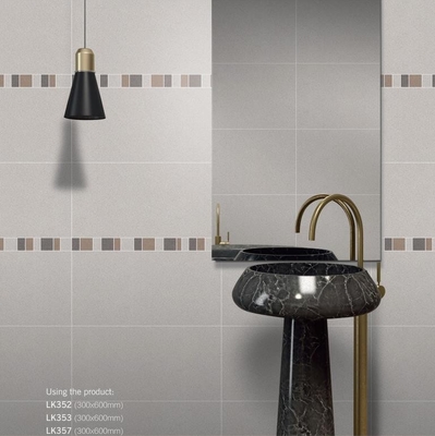 Antybakteryjne Świetlny Szary zewnętrzny ściana 300x600mm Całe ciało płytki porcelanowe do kuchni i projektu
