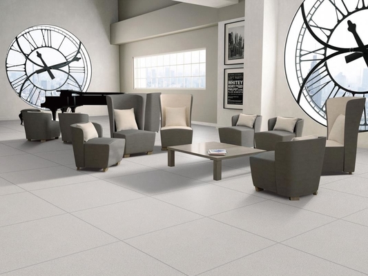 Wytrzymałe płytki ścienne wnętrza odporne na zużycie 60x60cm Porcelana podłogowa w kolorze jasnoszarych płytki całego ciała do salonu