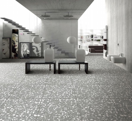 Bez zaniku płytki i wewnętrzna ściana 600x600mm Szary pełnocłowy płytki porcelanowe do projektowania prysznicu