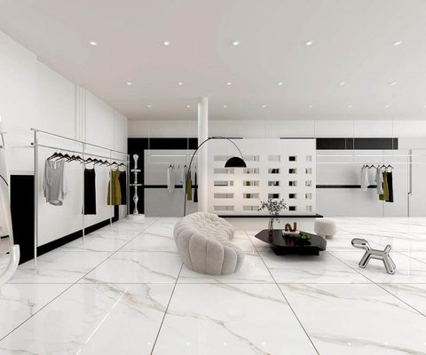 Nowoczesne płytki 1200x1200x9mm płytki antybakteryjne i podłogi wnętrza Szklane polerowane płytki porcelanowe dla restauracji