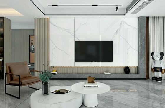 Stopień AAA odporny na kwasy podłoga wnętrza Szklane wypolerowane płytki porcelanowe 900x1800x9mm Do dekoracji