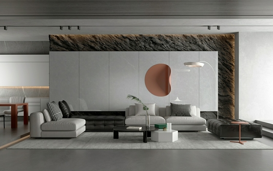 Płytka porcelanowa polerowana szkliwiona 900x1800mm szara odporna na zarysowania