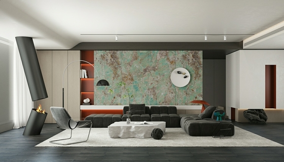 Wstrzymanie kwasów Zielony wodoodporny 900x1800x9mm Podłoga zewnętrzna Porcelana Szklane polerowane płytki do odbudowy i centrum handlowego