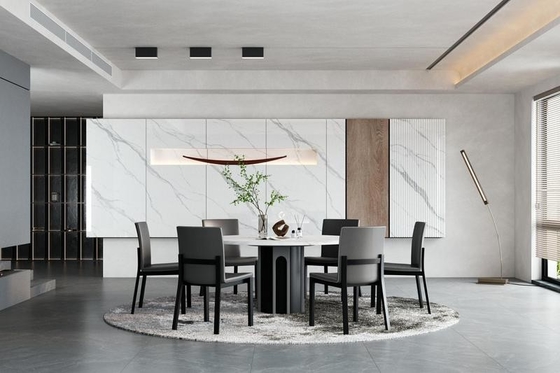 Carrara Biały 900x1800x9mm Polerowana porcelana Szklane płytki podłogowe i ścienne podłogi do salonu