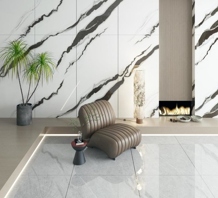 Niepoślizgowe, polerowane, szklane, porcelanowe płytki i Carrara białe 900x1800x9mm, podłogi wewnętrzne i płytki ścienne, do dekoracji i biura