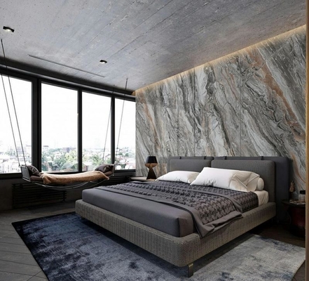 Wnętrze podłogowe i ścienne Marmurowy wygląd 900x1800x9mm Niepoślizgowy Polerowany Szklany Płytki Porcelanowe Do Pokoju I Kuchni