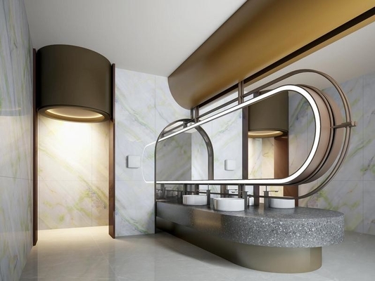 Jasnozielona i biała cegła 900x1800x9mm i odporna na zadrapania polerowana porcelana z szklaną płytką podłogową do łazienki i sypialni.