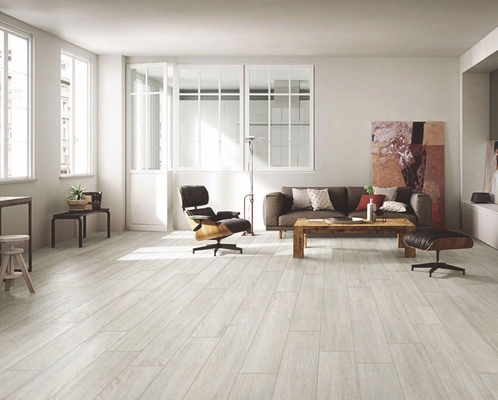 Włóknoodporne 150x900mm Szary i brązowy drewniany porcelanowy pasek do dekoracji domu Niepoślizgowy wnętrza paska podłogowa
