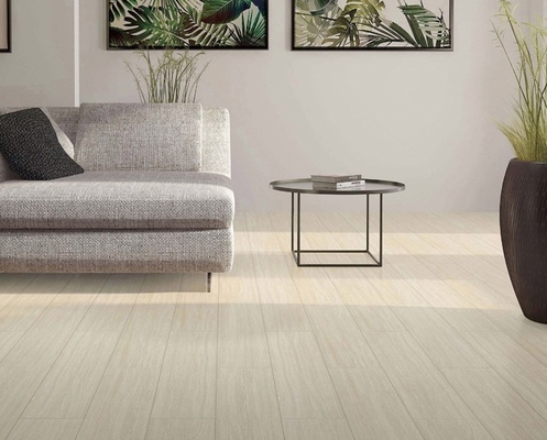 Żółty i szary 200x1000 mm antybakteryjne drewniane porcelanowe paski podłogowe do łazienki