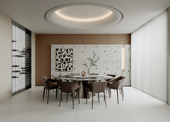 Terrazzo 600x1200mm Mat Porcelana Szklane Płytki do salonu Trwałe płytki podłogowe do sypialni