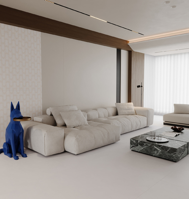 Beżowy żółty 600x1200mm Matki Szklane Płytki Porcelanowe Na Balkonie I Odporne Na zużycie Płytki Podłogowe Na Kuchni