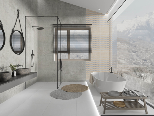Płytka podłogowa porcelanowa AAA Grade 600x1200mm Jasnoszara