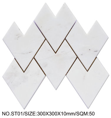 Mosaika z naturalnego kamienia o rozmiarach 300x300 mm, odporna na kwasy