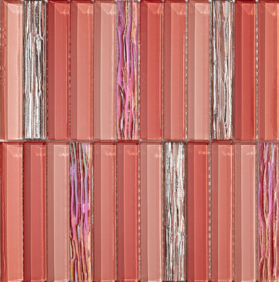 Odporne na ścieranie i plamoodporne mozaiki szklane 300x300mm do salonu i sypialni