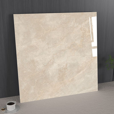 Antybakteryjna, odporna na plamy, wewnętrzna podłoga, jasnobrązowa, 1000x1000mm, polerowana, szkliwiona płytka porcelanowa do salonu i jadalni
