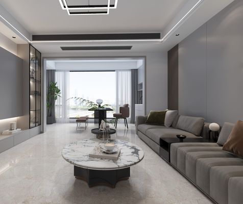 Szary płytki porcelanowe szkliwione polerowane do dekoracji na podłogę wewnętrzną 1000x1000mm, odporne na blaknięcie i ścieranie