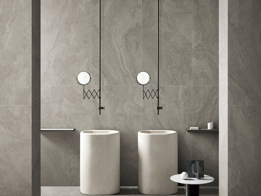 Odporne na zużycie i Firebrick Gray 600x1200mm Matt With Mould Surface Płytki porcelanowe do odbudowy i dekoracji