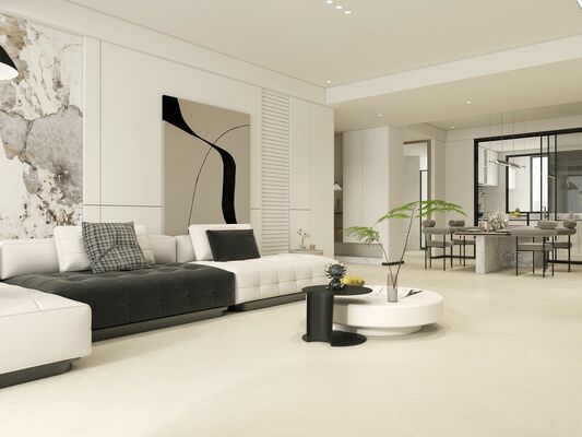 Stylowe i odporne na zużycie beżowe płytki porcelanowe 600x1200mm matowe z powierzchnią formy wewnętrzne płytki podłogowe do łazienki i jadalni