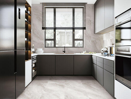 Trwałe i przyjazne dla środowiska podłogi w pomieszczeniach szarych 600x1200mm Replika Szklanych płytek porcelanowych dla hoteli i projektów