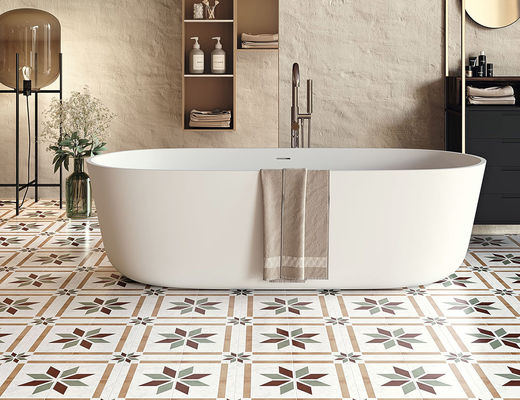 AAA Płytka podłogowa porcelanowa 20x20cm 8,5mm Biały korpus Zielony Pomarańczowy