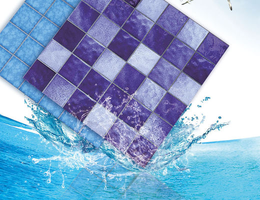 Backsplash Square Basen Mozaika, SGS 6mm Dekoracyjne Ceramiczne Płytki Bule