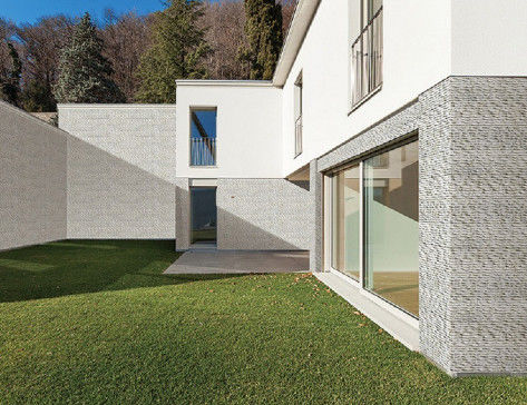 Płytki ceramiczne Waterstone do elewacji zewnętrznej 150x600mm Biały Szary Czarny