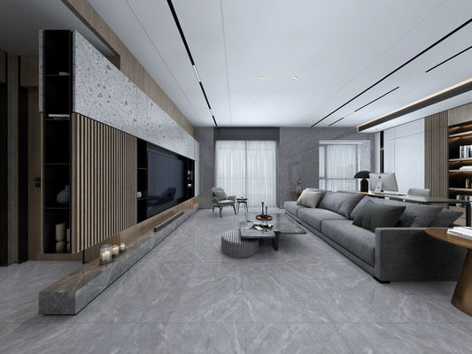 Płytki porcelanowe z szarego marmuru klasy AAA, 800x800mm