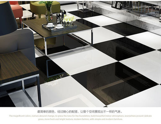 29kgs / ctn Whites Glossy Porcelain Floor Tiles, 9mm Nano Polished White Porcelain Tile