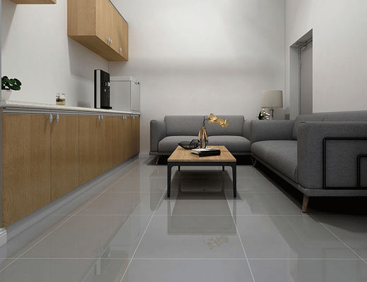 60x60cm 29kg Płytka podłogowa Porcelanato, 9,5mm porcelanowe polerowane płytki jasnoszare
