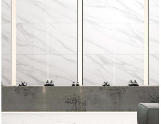 SGS Soncap Full Body Porcelain Tiles Polerowane białe 3d Inkjet Glazurowane 450X900mm