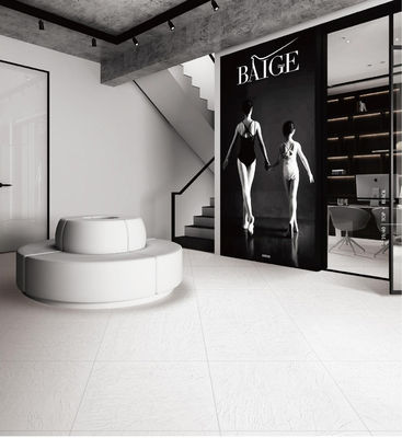 Grubość 10mm 60x120cm Płytki porcelanowe całego ciała Biały mat Łazienka 600x600mm