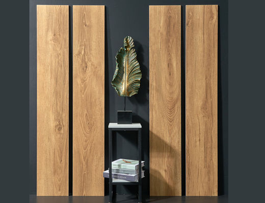 WA 0,05 procent 25x150cm Drewniane płytki porcelanowe białe 4 szt. / Pudełko
