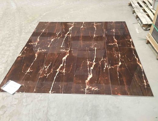 6 sztuk / ctn 9,5 mm Płytki podłogowe w kolorze złotym Porcelanowa dekoracja wnętrz 38 kg / ctn