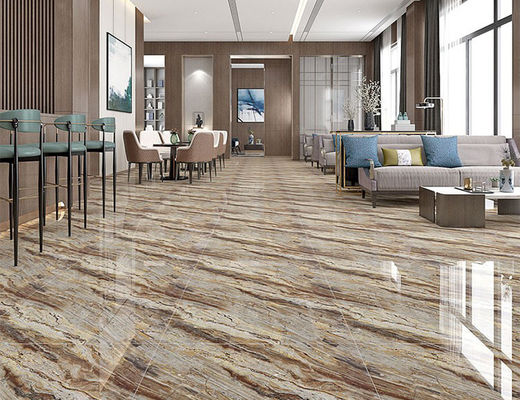 Złota linia polerowana zeszklona płytka, 800x800mm 0,5 Bibulous rate Marble Glazed Tile