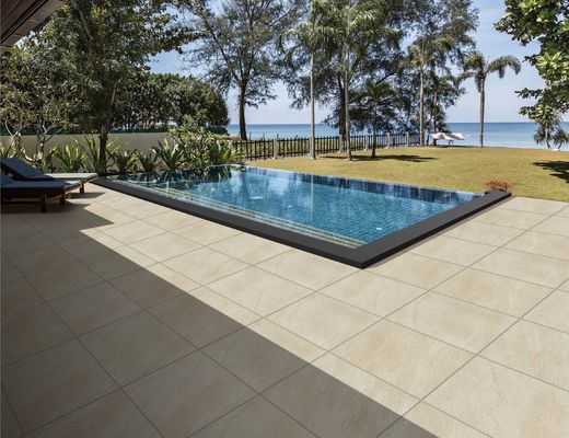Portugalia Beżowa Płytki basenowe z porcelany przeciwpoślizgowej 300x600mm