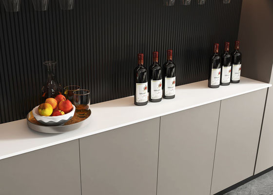 Białe Czarne Spiekane Płyty Kamienne 800x2600mm Blat Kuchenny